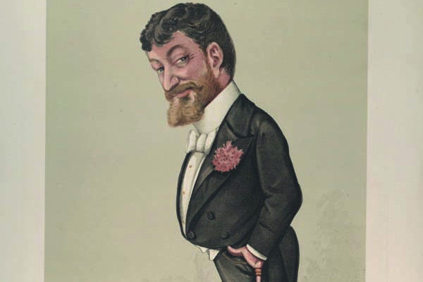 Francesco Paolo Tosti in un'illustrazione di Vanity Fair