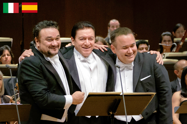 Javier camarena, Ramon Vargas, Francisco Araiza