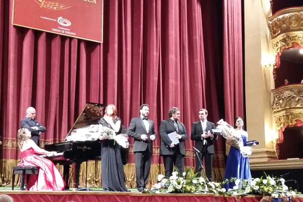 Ekaterina Bakanova, Aya Wakizono, Stefano La Colla, Modestas Sedlevicius,  Riccardo Zanellato in concerto a Verona