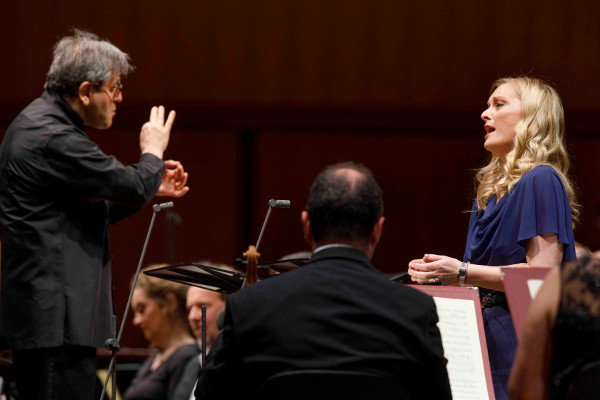 Antonio Pappano e Lucy Crewe