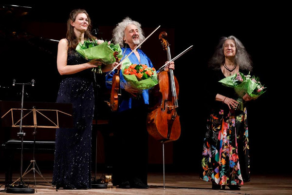 martha argerich, janine jansen, mischa maisky