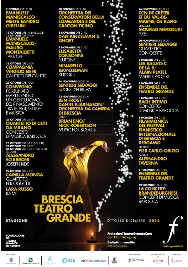 brescia, stagione di danza e concerti al teatro Grande