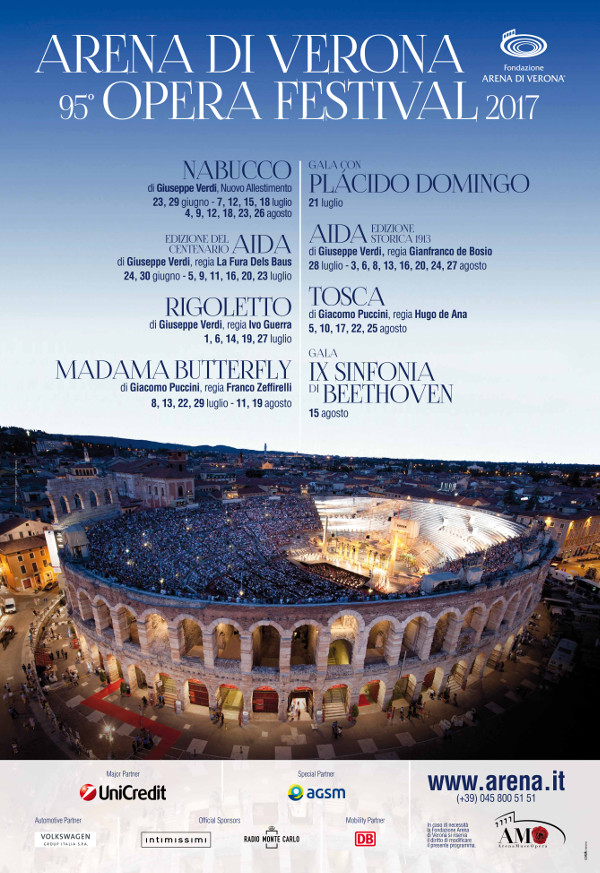 Anticipazioni Arena di Verona 2017