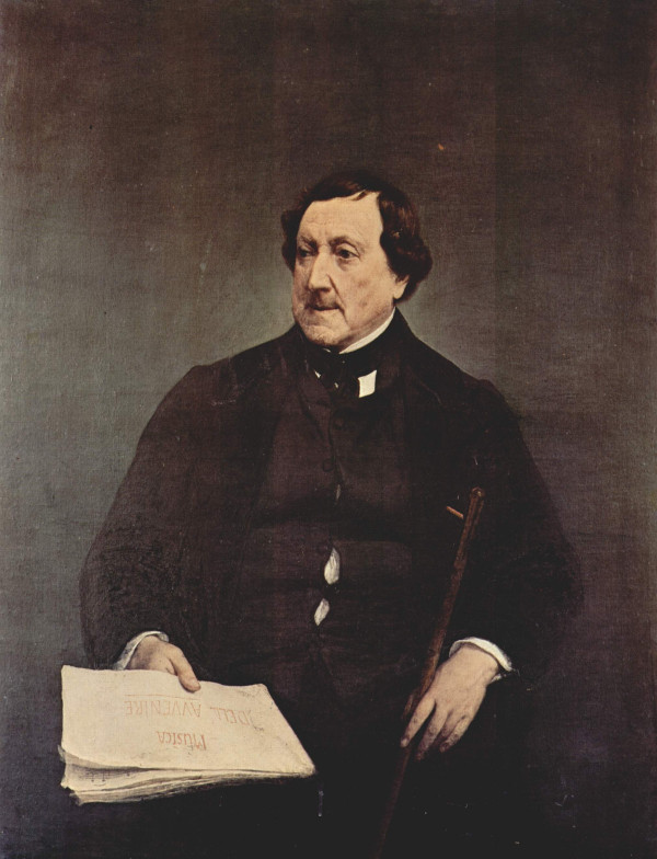 Rossini, ritratto di Francesco Hayez