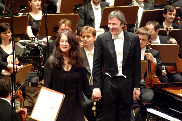 Martha Argerich e PierCarlo Orizio