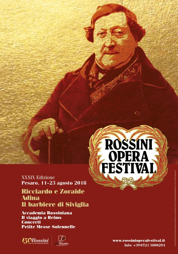 Rai Radio3, il Rossini Opera Festival in diretta dall'11 agosto