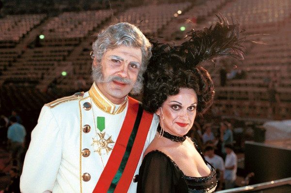 Cecilia Gasdia e Fabrizio Frizzi