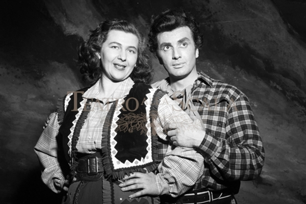 Gigliola Frazzoni e Franco Corelli